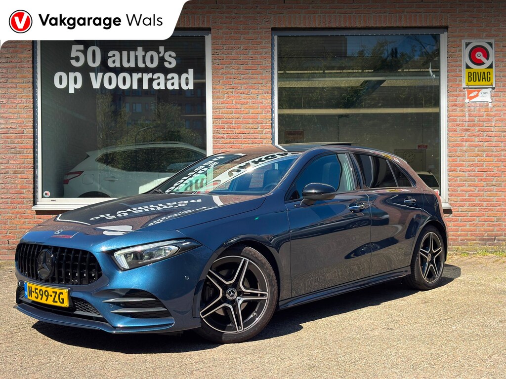Mercedes-Benz A-klasse 180 Business Solution AMG | BTW | Pano | Memory | Sfeer | Nightpakket | Multibeam LED | Stoelverwarming