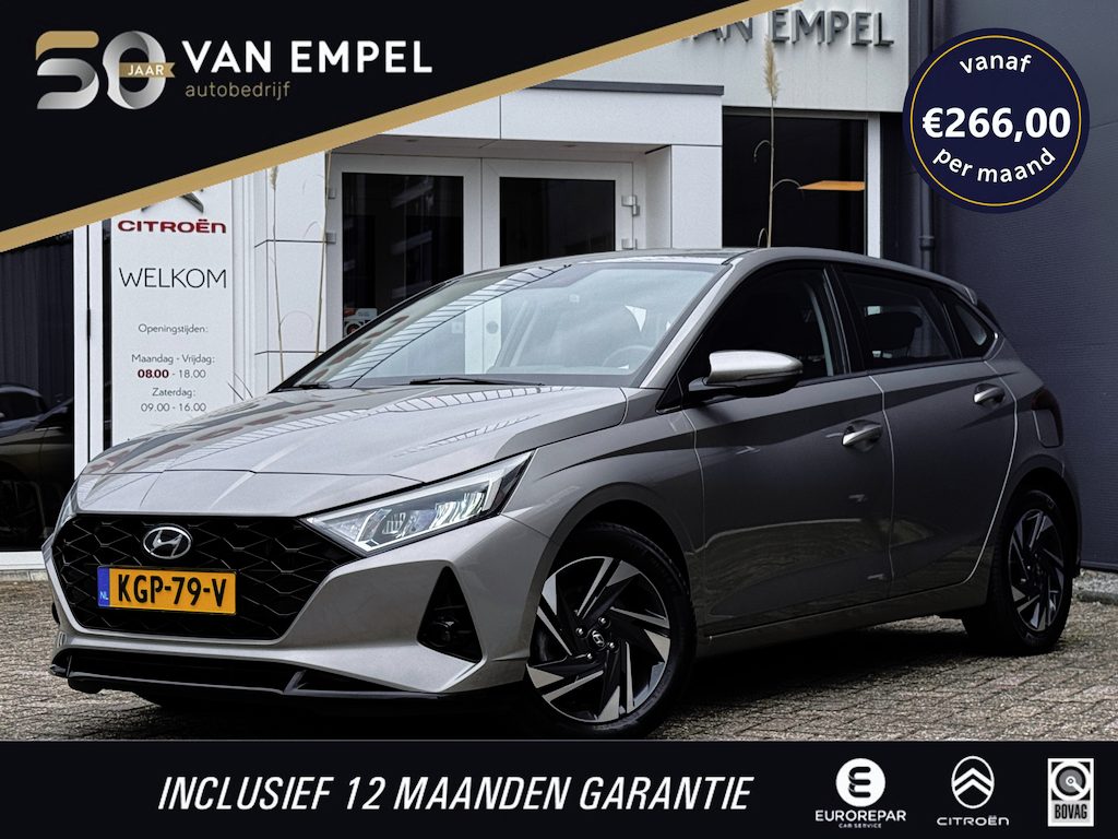 Hyundai i20 1.0 T-GDI Comfort Smart | 100 PK | Camera | Stoel + Stuurverwarming | Climate Control | Navigatie by App