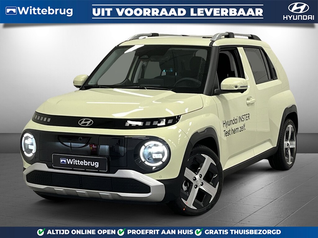 Hyundai Inster Evolve Sky 49 kWh Volledig Elektrische Automaat met Navigatie, Camera en Panoramadak Uit voorraad leverbaar!