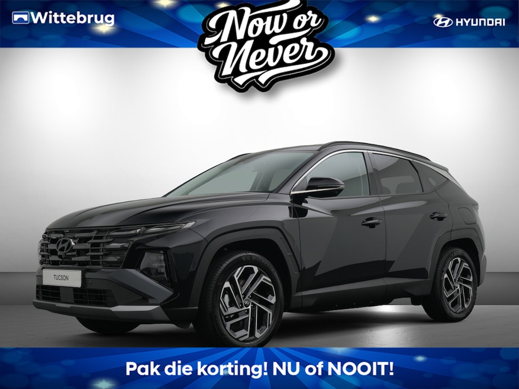 Hyundai Tucson 1.6 T-GDI PHEV Premium Plug-In Hybride met Lederen bekleding, Navigatie en Stoelverwarming Uit voorraad leverbaar!