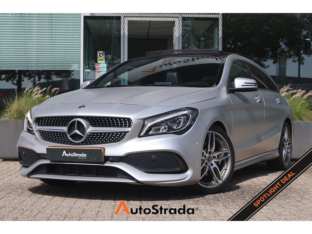 Mercedes-Benz CLA Shooting Brake 180 AMG-LINE Magno Polarzilver | Camera | Keyless Go | Pano | Cruise | Navi