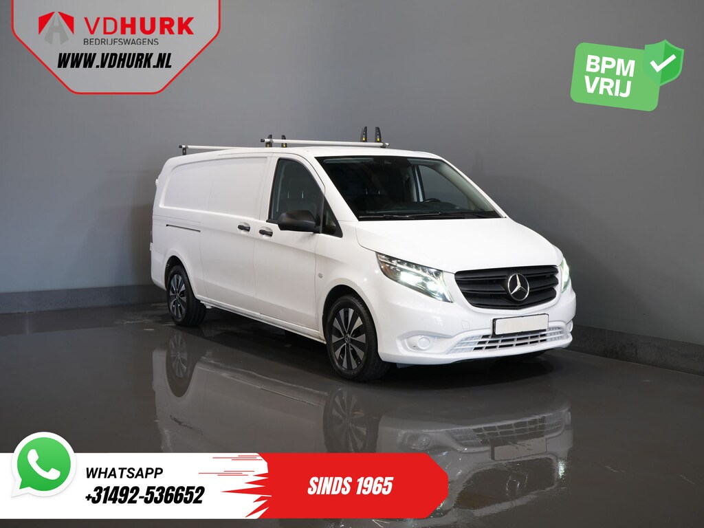 Mercedes-Benz Vito 119 CDI Aut. XL L3 LED/ Standkachel/ Stoelverw./ Carplay/ Camera/ Trekhaak/ PDC/ Cruise