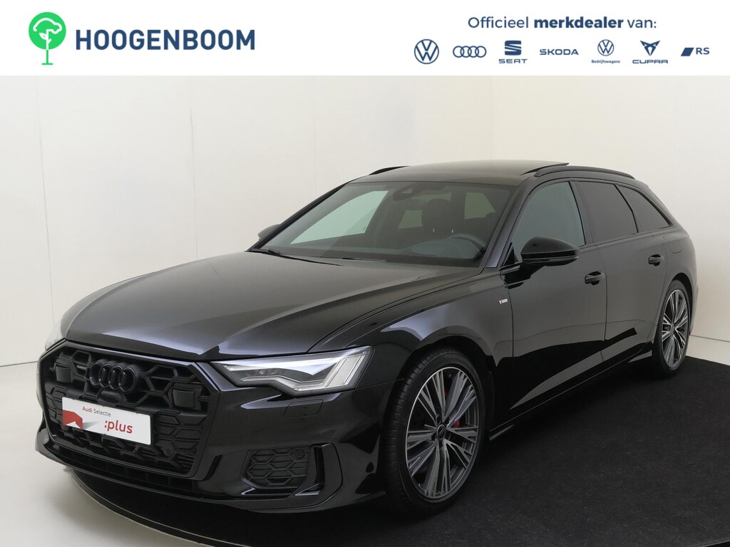 Audi A6 Avant 55 TFSI e quattro Pro Line S Competition | SoH 100% | Panoramadak | Adaptieve demping | Head-up display | Lederen bekleding met geheugen functie | Keyless | LED matrix verlichting |