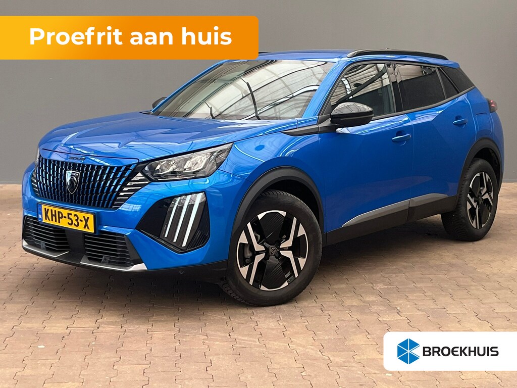 Peugeot 2008 1.2 PureTech 100 Allure Camera | Stoelverwarming | Navigatie | Carplay | Digitaal Dashboard | 17" Lichtmetaal | Leder/Stof | Achteruitrij camera | Airco (automatisch) | Cruise control