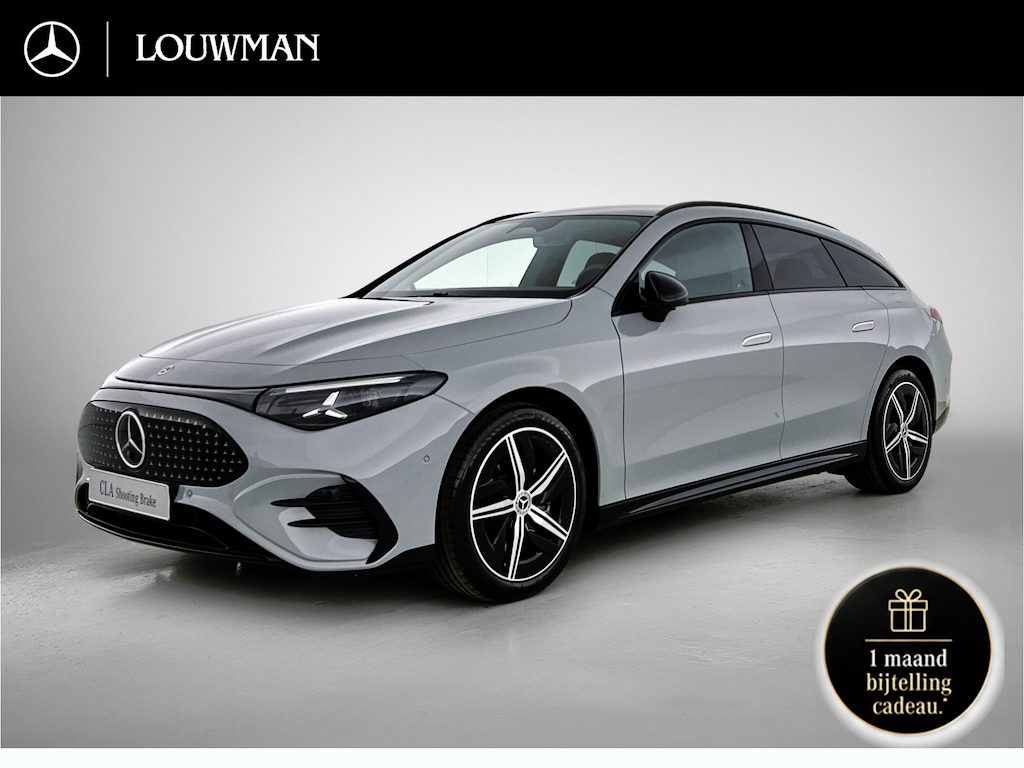 Mercedes-Benz CLA Shooting Brake 200 Business Solution AMG 58 kWh | Premium Pakket | Winterpakket | Nightpakket | Trekhaak | Massagefunctie | Smartphone integratie | Vast panoramadak | Sfeerverlichting | Sierelementen in aluminium | Verlichte grill |