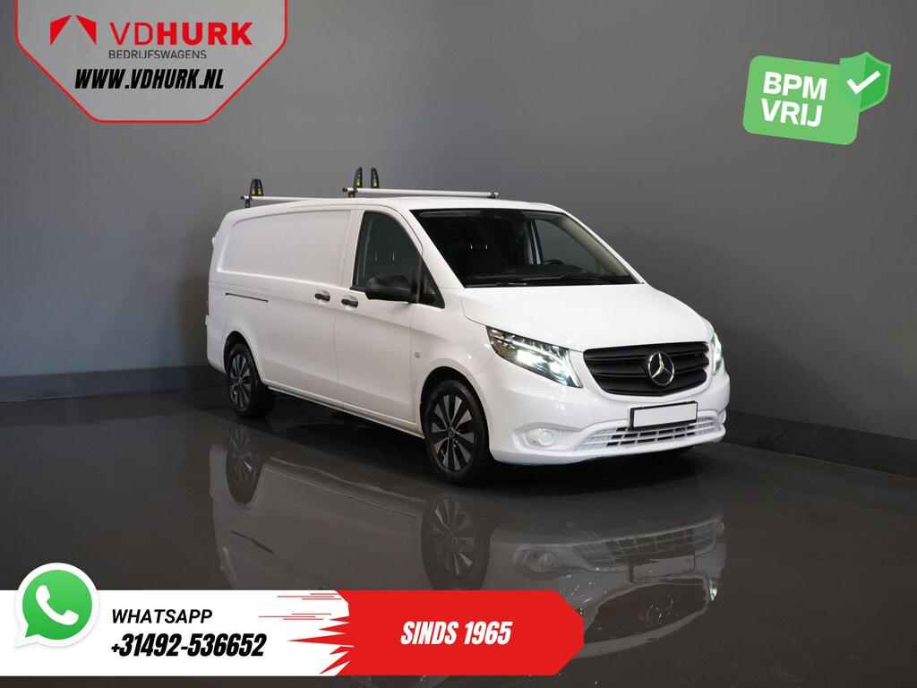 Mercedes-Benz Vito 119 CDI Aut. XL L3 LED/ Standkachel/ Stoelverw./ Carplay/ Navi/ Camera/ PDC/ LMV/ Cruise/ Trekhaak/ Airco