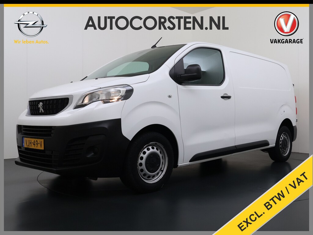 Peugeot Expert 2.0HDI 123pk 3-Pers. Airco Euro 6 Cruise Control Pdc Regen-Lichtsensor Premium Betonplex Vloer Wandbetimmering Schuifdeur 1e Eigenaar Origineel Nederlandse Bus