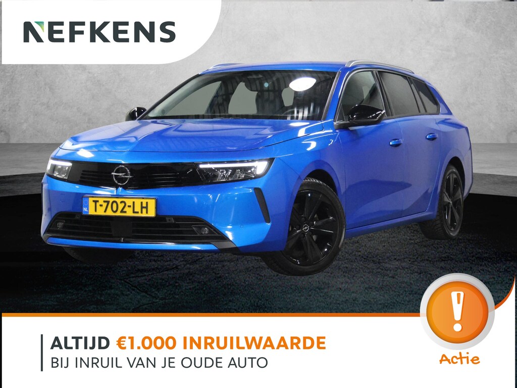 Opel Astra ST 130PK Level 3 | 1ste eigenaar | Winterpakket | Electrische klep | AppleCarPlay/Android | Camera | Keyless | 17"LMV | Adaptive Cruise Control | AGR Stoelen | Stoel/Stuur/Voorruitverwarming | FULL LED | Isofix | Privacy Glass | Parkeersensoren |