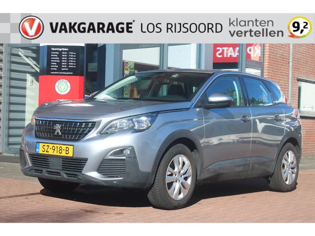 Peugeot 3008 1.2 PureTech *Active* | Carplay | Camera | Cruise & Climate Control | PDC | Stoelverwarming | Navigatie | Bluetooth | Leder |