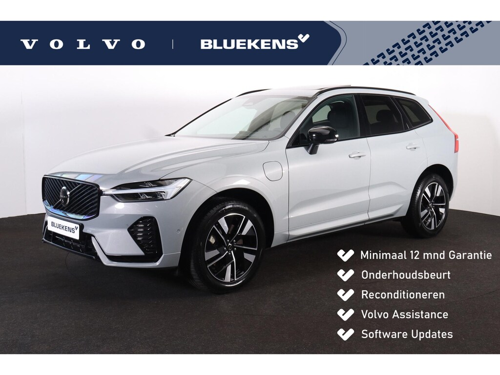 Volvo XC60 T6 Recharge AWD Plus Dark Panorama/schuifdak - IntelliSafe Assist & Surround - 360º Camera - Harman/Kardon audio - Adaptieve LED koplampen - Verwarmde voorstoelen, stuur & achterbank - Parkeersensoren voor & achter - Elektr. bedienb. voorstoelen met geheugen - Head up display - Extra getint glas - Inklapbare trekhaak - 19' LMV