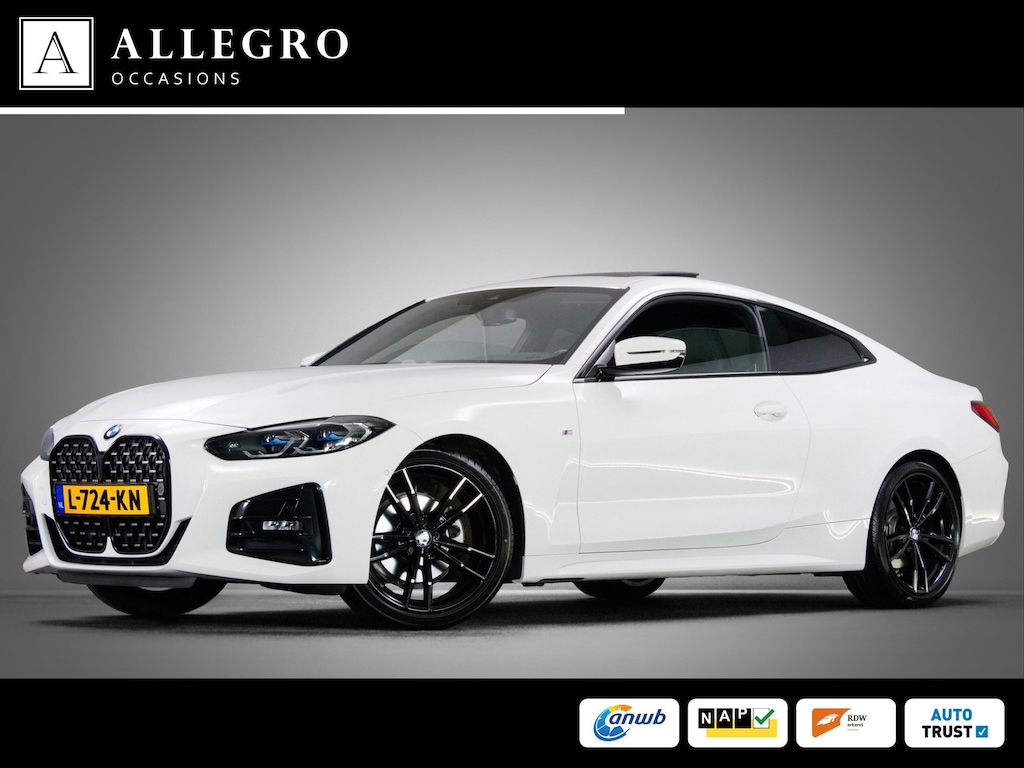 BMW 4-Serie Coupé 420i High Executive M-Sport (LASER-LED, PANO, APPLE CARPLAY/ANDROID AUTO, SFEERVERLICHTING, SPORTSTOELEN, NAP)
