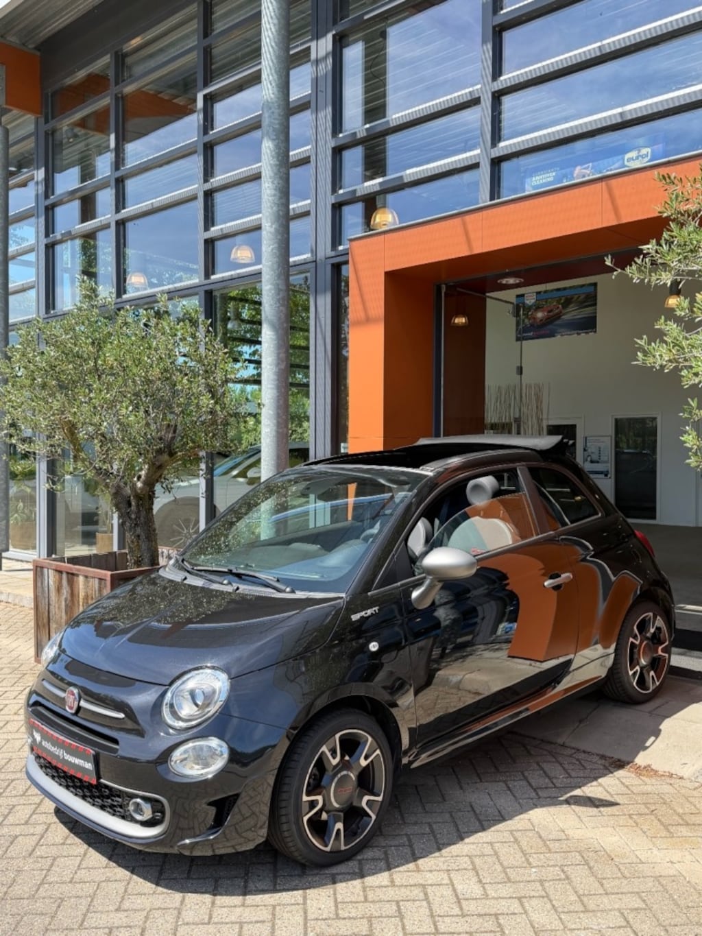 Fiat 500C SUPER NETTE /1.0 Hybrid SPORT/CABRIO/NL-AUTO/1ste EIG/LEDER/BLACK