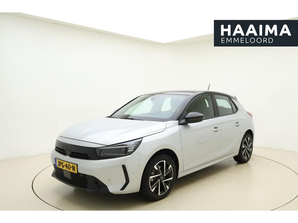 Opel Corsa 1.2 Turbo 8-traps Aut. GS Automaat | Navigatie via Carplay | Camera | Stoel & Stuurverwarming | Parkeersensoren | Lichtmetalen velgen | Zwart dak