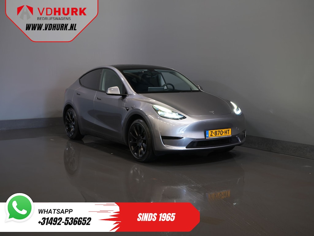 Tesla Model Y 455 Km WLTP (DEMO) Pano/ Memory/ Elek.klep/ Stoelverw./ Navi/ 360 Camera/ Climate/ 20” LMV