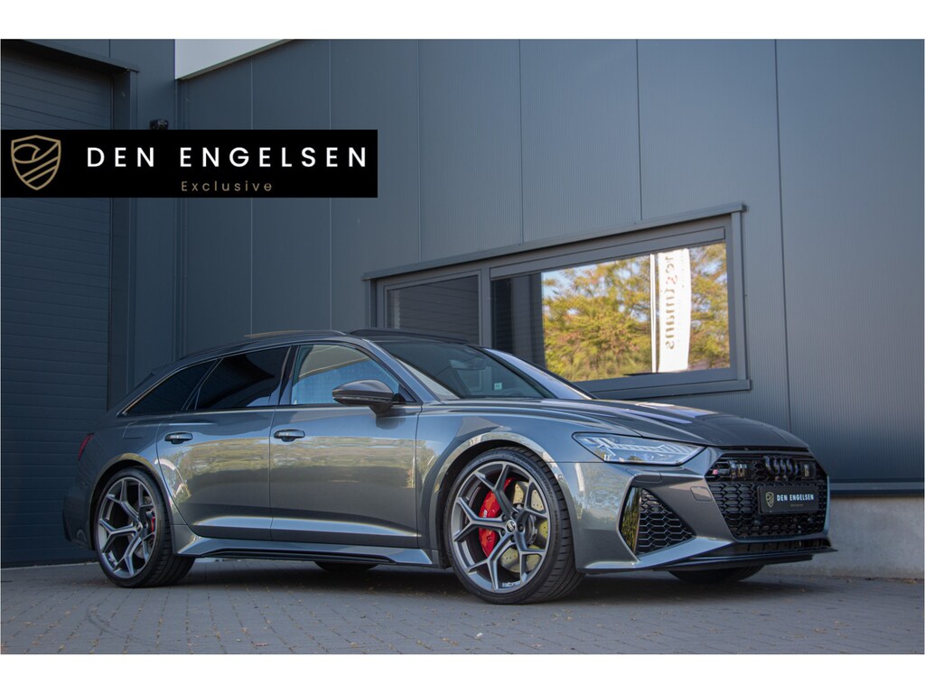 Audi RS6 Avant 630PK Performance | BTW | ACC | 360 Cam | Softclose | Head Up | B&O Sound | Stoelventilatie | Stuurverwarming | Achterasbesturing | 21"| Ambiance | Laser Led | Lane & Side Assist | Apple & Android Carplay | €261.807,- NP.