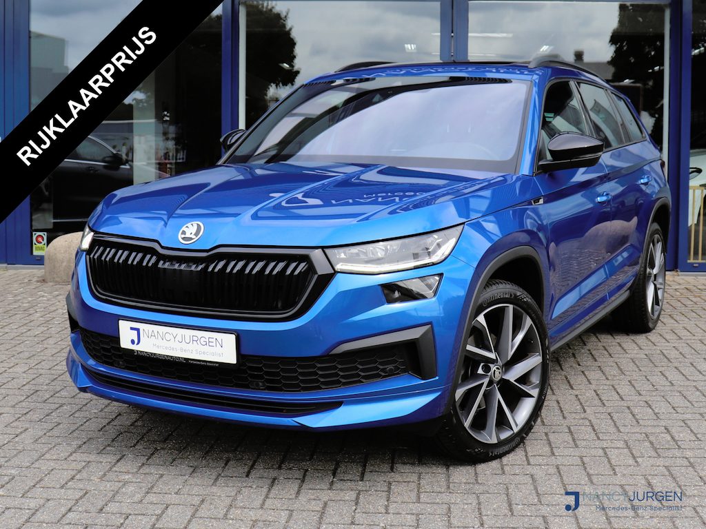 Skoda Kodiaq 1.5 TSI | Sportline | Business | Pano | Camera | Assistentie Pakket | Comfort Pakket | Travel Pakket | 20" LM Vega | Virtual Cockpit | Wegdraaib. Trekhaak |