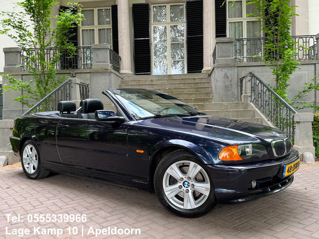 BMW 3-Serie Cabrio 320Ci Executive Automaat Leder Xenon Navi CarPlay APK Camera Climate Cruise Ctr Stoelverwarming Full Options