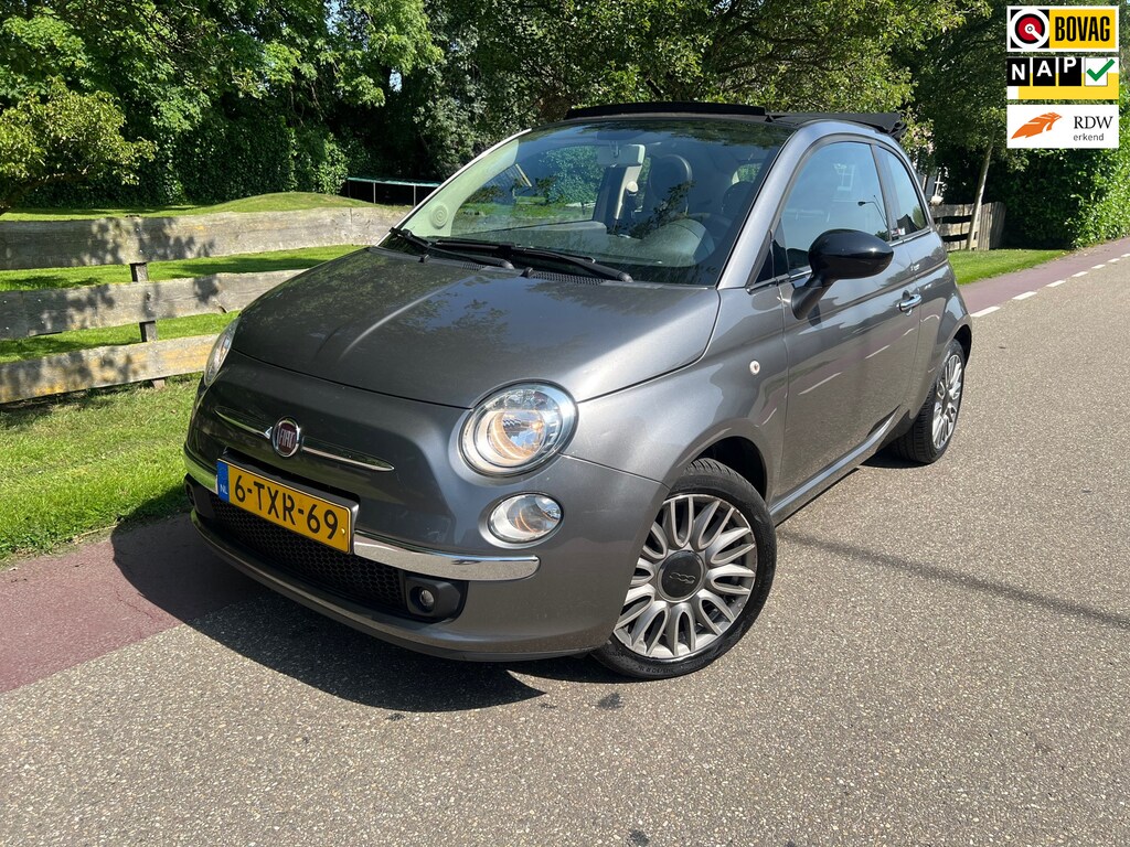 Fiat 500C 0.9 TwinAir Turbo Cult Cabriodak Clima Leder