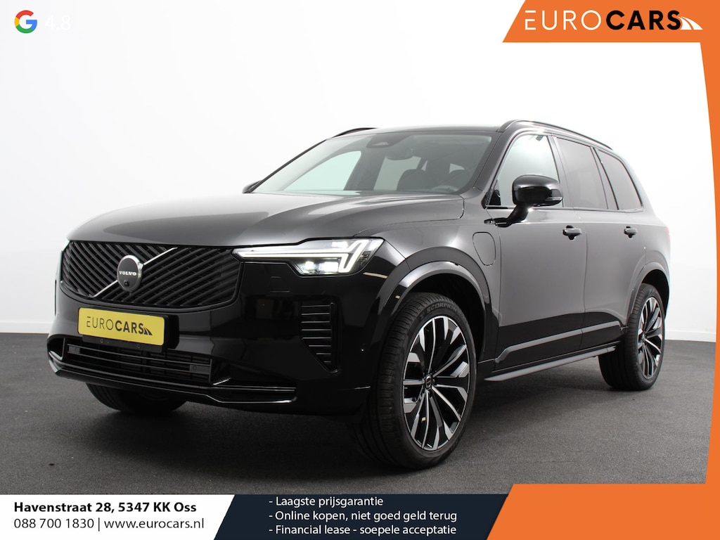 Volvo XC90 2.0 T8 Plug-in hybrid AWD Plus Dark 7 persoons DEMO Navigatie Apple Carplay/Android Auto 360 Camera Parkeersensoren Adaptive Cruise Control Full LED Stoel- en stuurverwarming Memory stoelen Climate Control Lichtmetalen velgen
