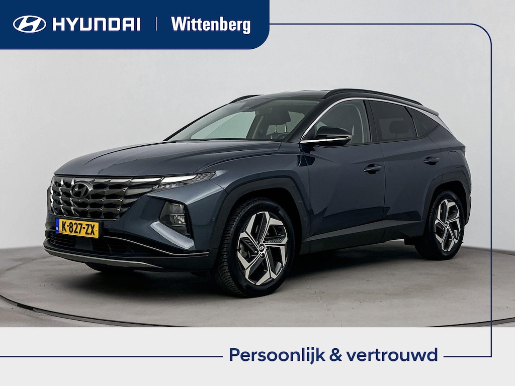 Hyundai Tucson 1.6 T-GDI HEV Premium | Elektrische achterklep | Dodehoek detectie | Trekhaak 1650 kg | Elek. stoelen | Bomvol! |
