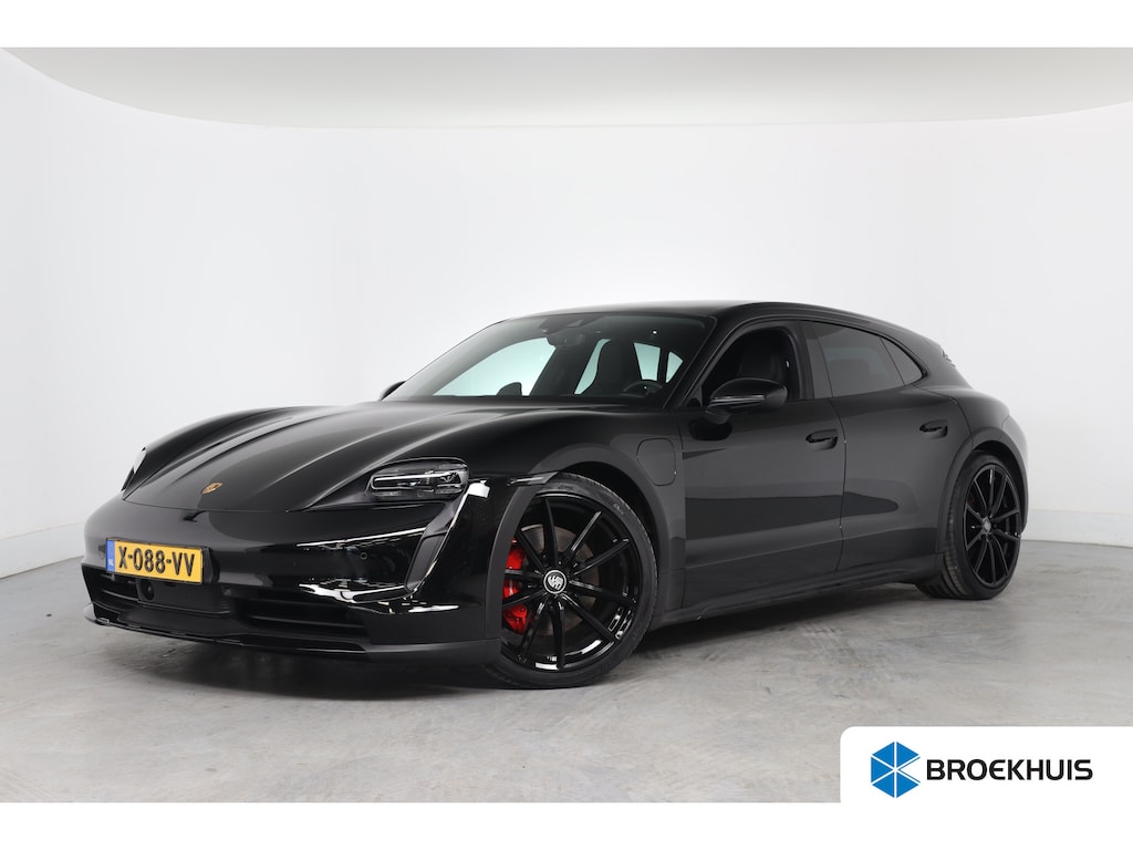Porsche Taycan Cross Turismo 4 93 kWh | SOH 93% | Sport Chrono | Luchtvering | BOSE | LED | Memory | Panorama Dak | 21'' LMV | Camera | BLIS | Leder | Stoelverwarming | Navi | Clima | Cruise Adaptive