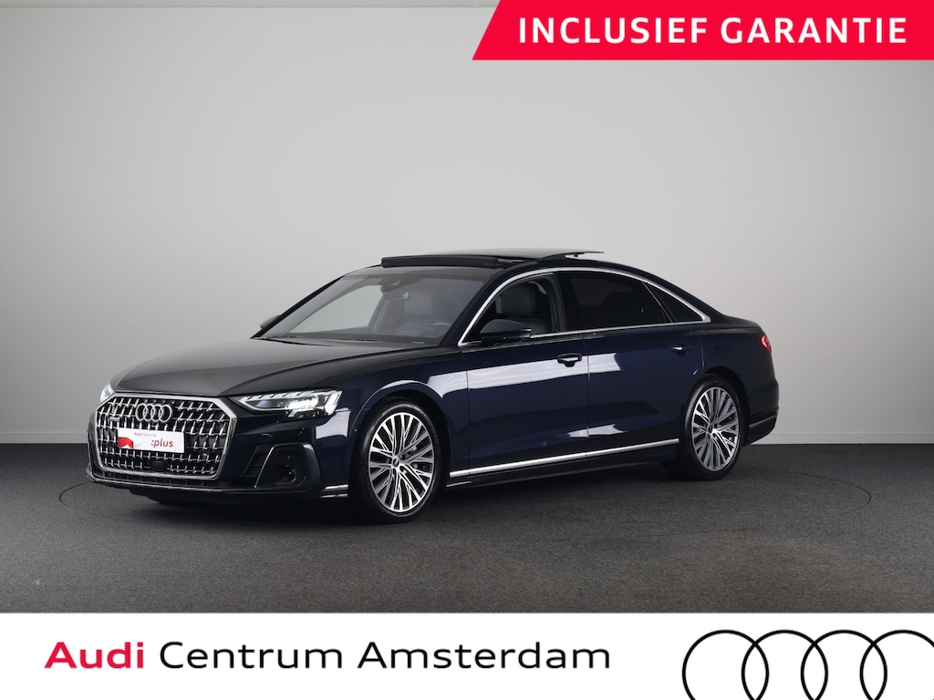 Audi A8 60 TFSI e quattro Lang 462pk | Panoramadak | Ventilatie + massage voor en achter | HUD | Luchtvering |