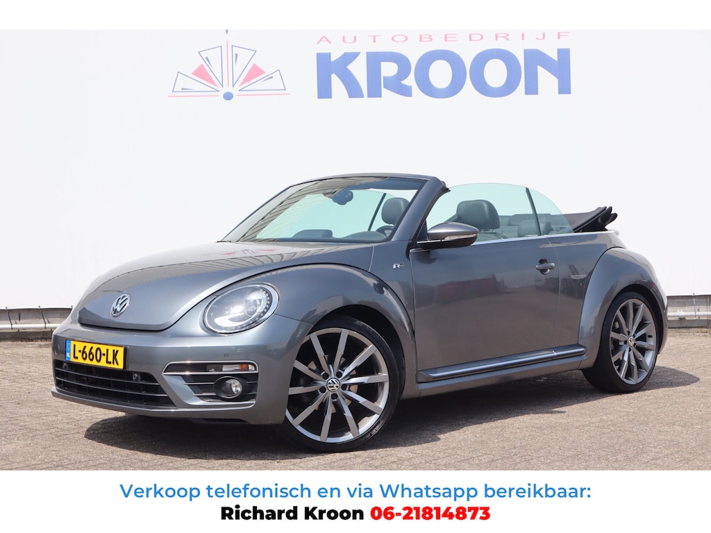 Volkswagen Beetle Cabriolet 1.4 TSI Sport BlueMotion R-line I Vol Leder I Navigatie I Stoelverwarming
