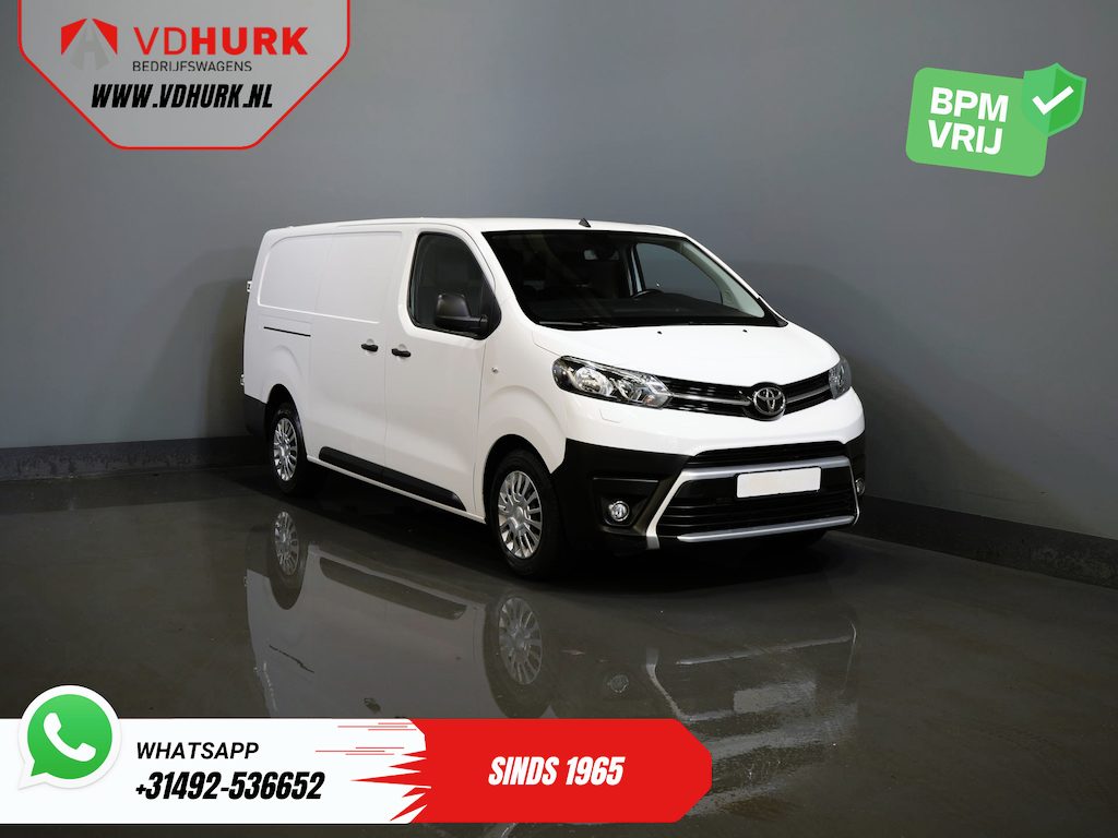 Toyota ProAce Worker 2.0 145 pk L3 Standkachel/ Stoelverw./ Carplay/ Camera/ PDC/ Cruise/ Trekhaak/ Airco