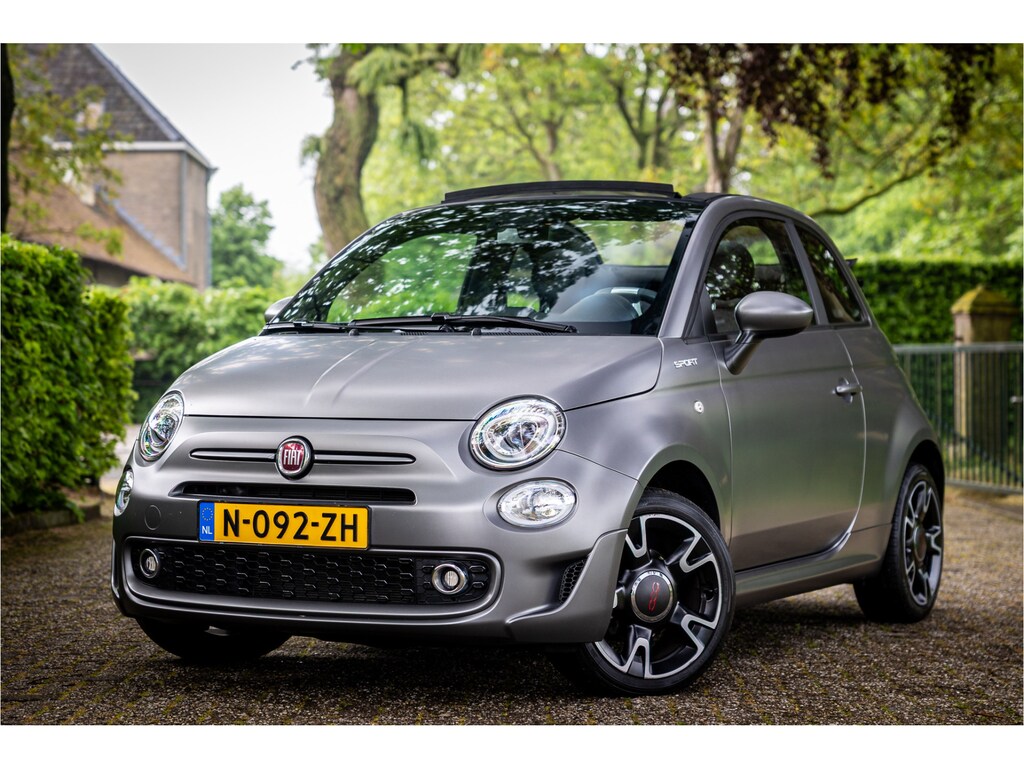 Fiat 500 1.0 Hybrid Cult Cabriolet Mat Grijs Grigio Opaco