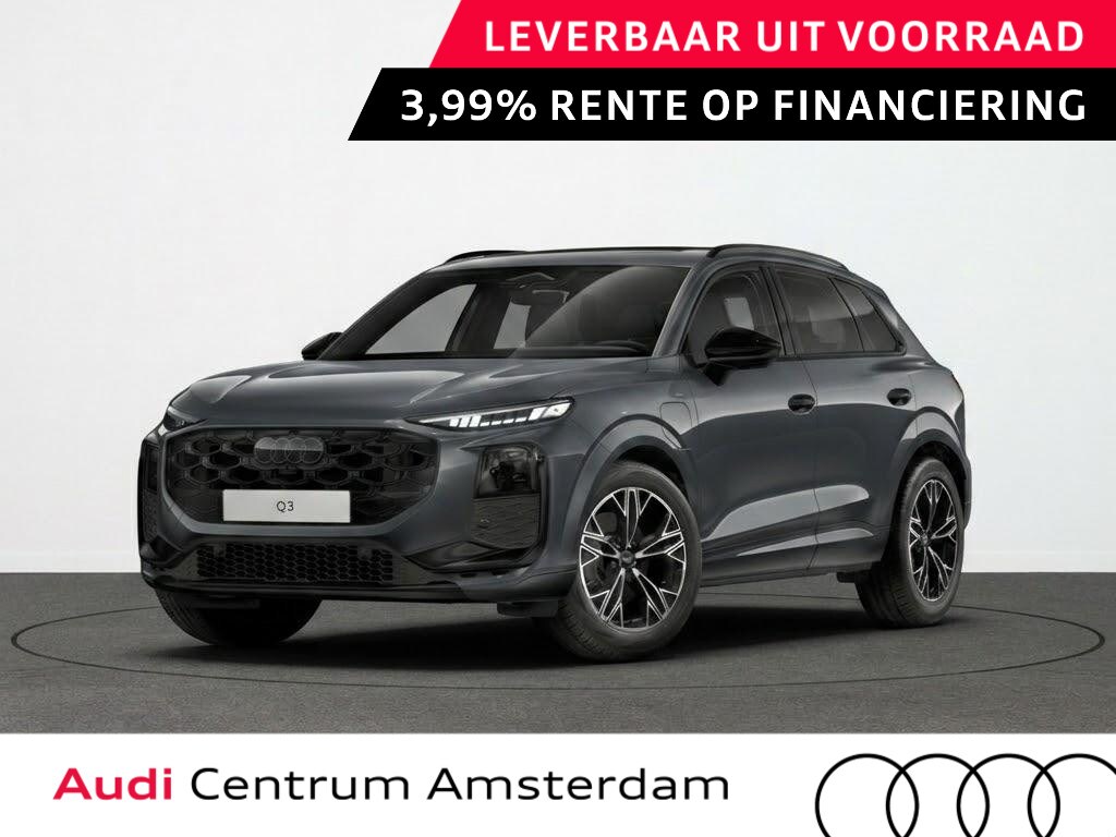 Audi Q3 S edition e-hybrid 272 pk | Panorama-glasdak | Optiekpakket zwart-glanzend | Sportstoelen zwart leder | Techniekpakket plus |