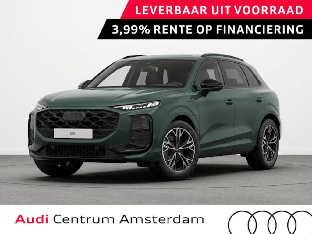 Audi Q3 S edition e-hybrid 272 pk | Techniekpakket plus | Panorama-glasdak | Optiekpakket zwart-glanzend | Sportstoelen zwart leder |