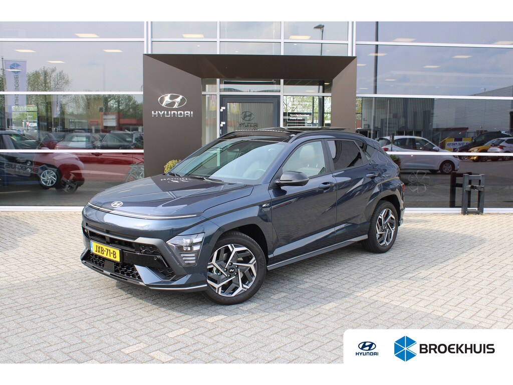 Hyundai Kona 1.6 GDI HEV N Line Sky | Achterbank in delen neerklapbaar | Achterruitverwarming | Achterspoiler