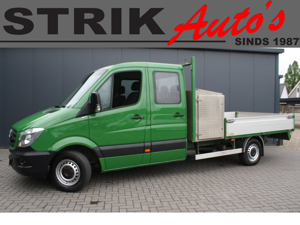 Mercedes-Benz Sprinter 314 2.2 CDI EURO 6 432 DUBBEL CABINE - 6-PERSOONS - AIRCO - NAVIGATIE - TREKHAAK