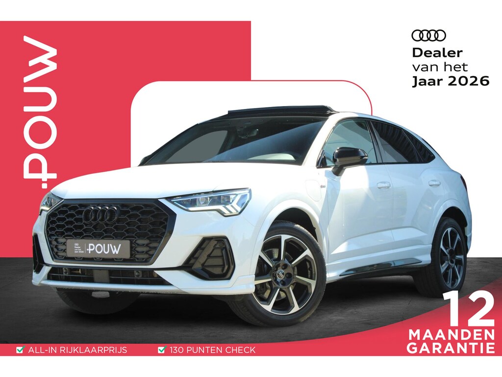 Audi Q3 Sportback 45 TFSIe 245pk S Edition | SoH 94% | Panoramadak | Stuurverwarming | Achteruitrijcamera | Keyless entry | Stoelverwarming