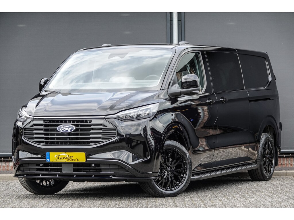 Ford Transit Custom L2H1 Dubbel Cabine 2.5PHEV 233Pk Aut. | Limited | Plug In Hybrid | 360° Camera | 2x Schuifdeur | Spoilerpack | 19'' | Agate Black