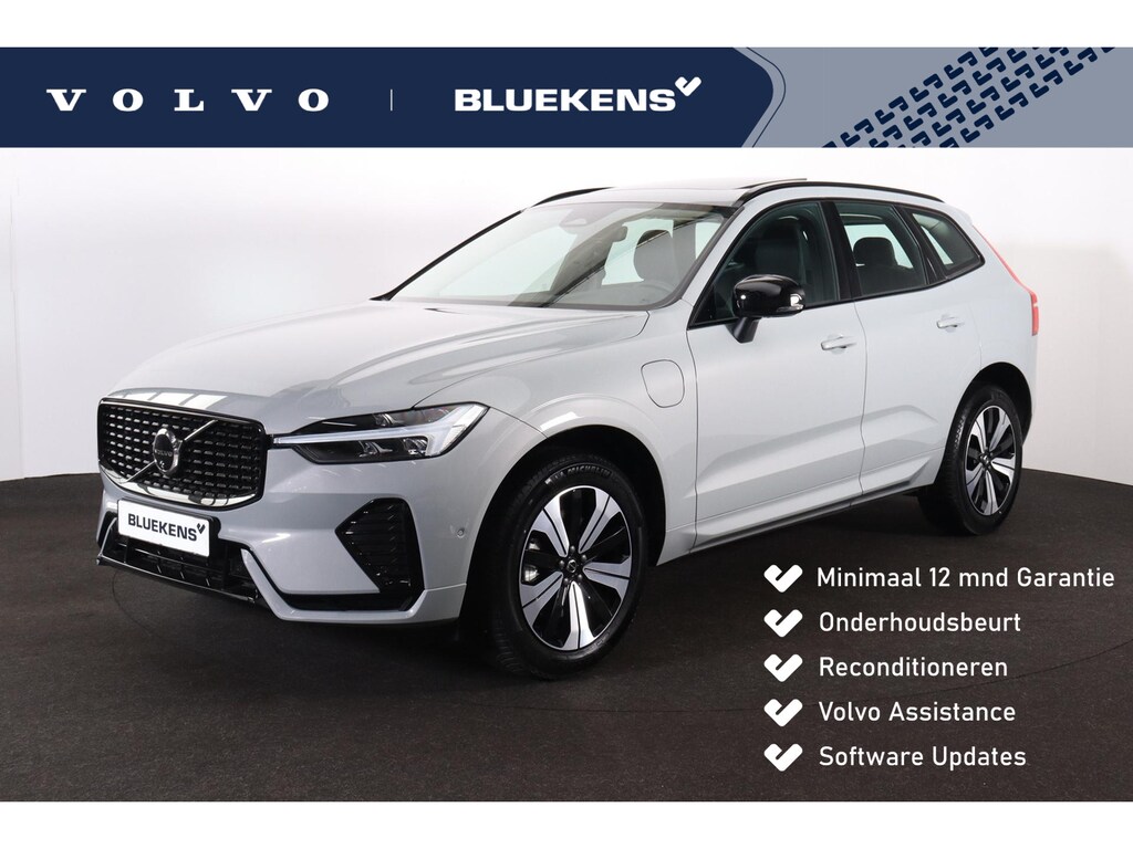 Volvo XC60 T6 Recharge AWD Plus Dark - Panorama/schuifdak - IntelliSafe Assist & Surround - 360º Camera - Verwarmde voorstoelen, stuur & achterbank - Parkeersensoren voor & achter - Elektr. bedienb. voorstoelen met geheugen - Draadloze tel. lader - Inklapbare trekhaak - 19' LMV