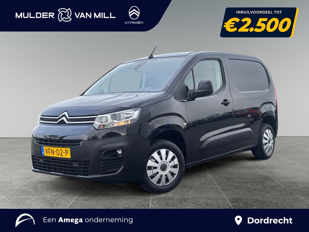 Citroën Berlingo L1 Club 1.5 BlueHDI 75pk | 3-ZITS | BETIMMERING | APPLE CARPLAY / ANDROID AUTO | ACHTERKLEP | CRUISE CONTROL | EURO 6 |