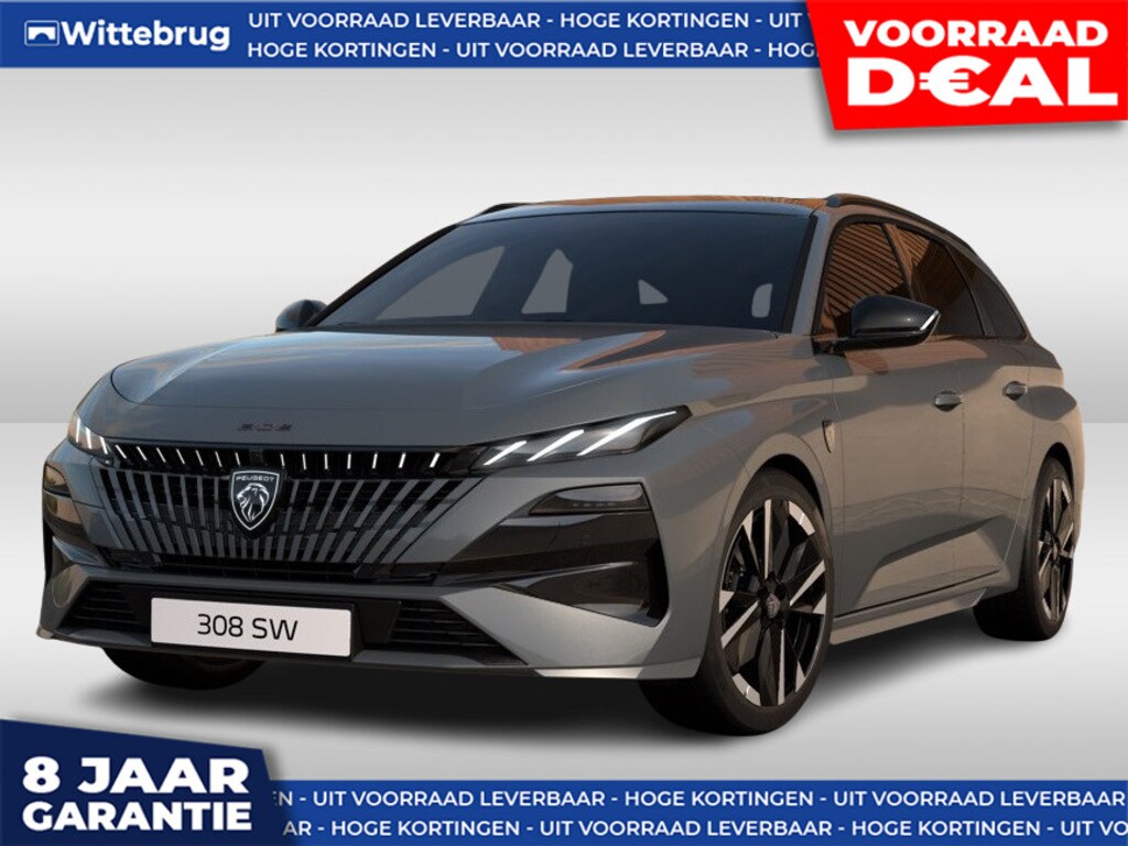 Peugeot 308 SW 1.2 Hybrid 145 e-DCS6 GT DIRECT RIJDEN - RIJKLAAR - PANORAMADAK - 8 JAAR GARANTIE