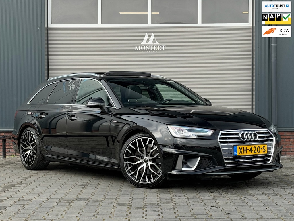 Audi A4 Avant 35 TFSI/150pk Sport S line edition|2019|NAP|Pano|Trekhaak|Adaptive|2x S-line|Elekt koffer|19" LMV