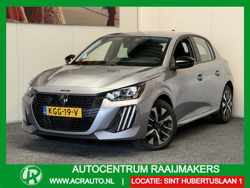 Peugeot 208 1.2 STYLE 100PK MODEL 2025 NAVIGATIE CRUISE CONTROL APPLE CARPLAY/ANDROID AIRCO  BLUETOOTH TELEFOON RIJSTROOKSENSOREN PDC ZEER MOOI !!
