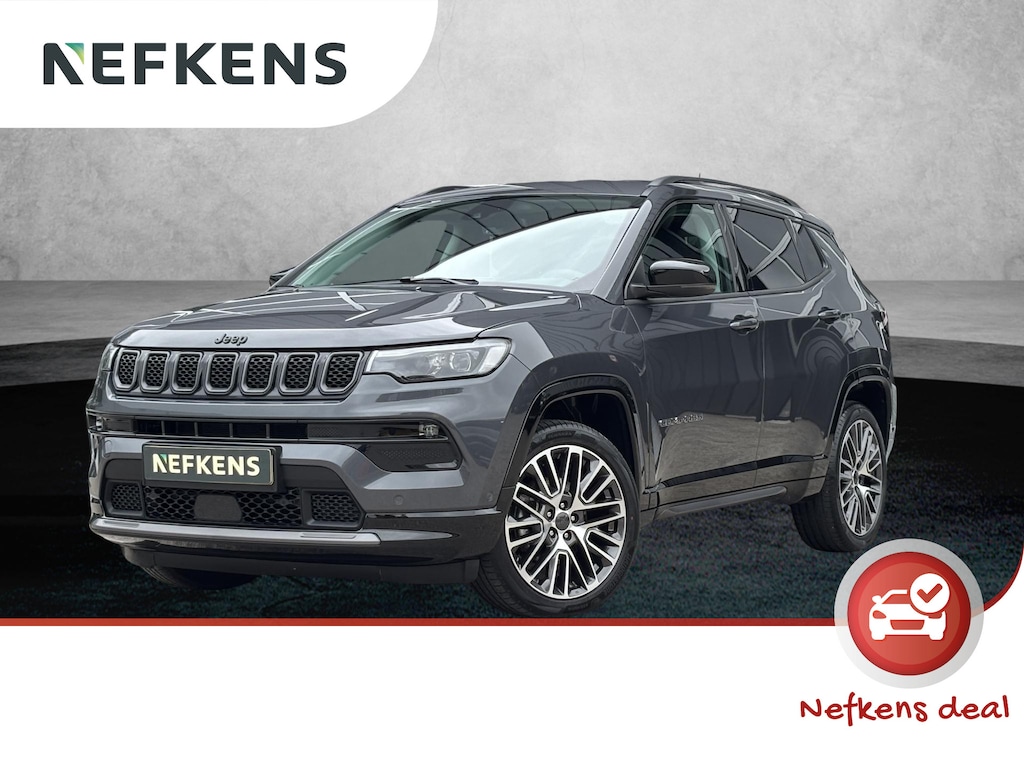 Jeep Compass 1.5T e-Hybrid 130pk Summit | Lederen bekleding | Achteruitrijcamera | Elektrische voorstoelen