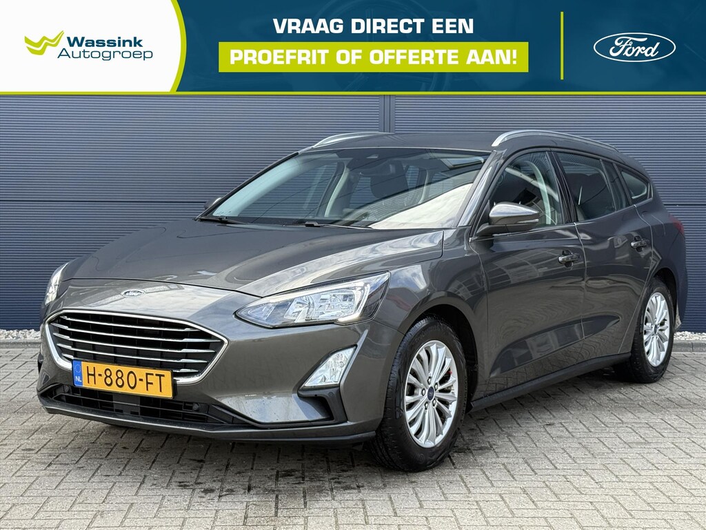Ford Focus Wagon 1.0 EcoBoost 125pk Titanium Business | Navigatie | Stuur/Stoel verwarming | Climate control | Winterset | Lage kmstand!