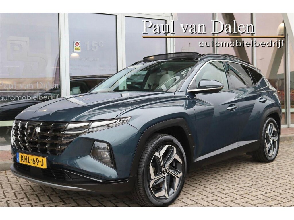 Hyundai Tucson 1.6 T-GDi 265PK PHEV PREMIUM SKY Panodak | Leer | Stoel/stuurverw./koeling | 360 Camera | Memory | 19 Inch lm | Pdc v+a |