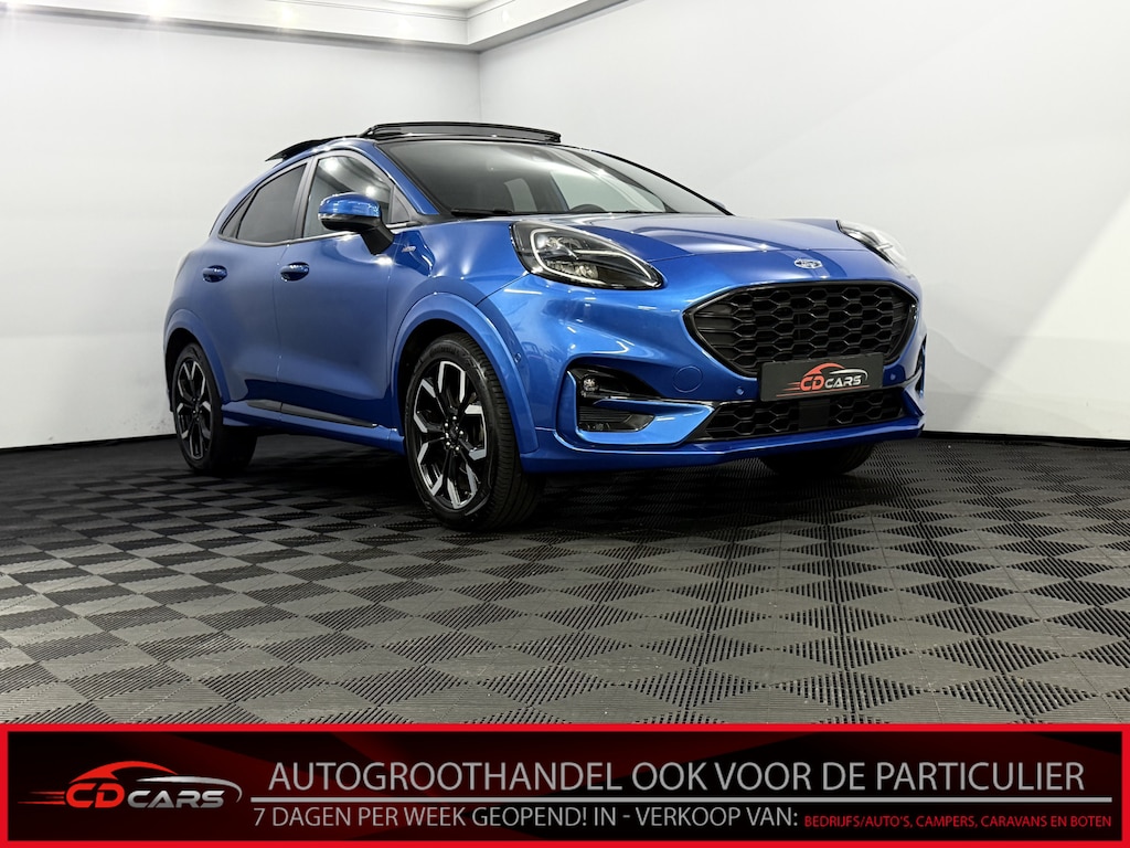 Ford Puma 1.0 EcoBoost Hybrid ST-Line X First Edition Panoramadak, Camera, Winterpakket, Keyless start, Virtual desk, Navi, Cruise control, Half leder .