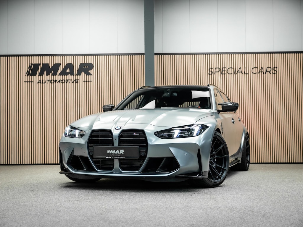 BMW M3 3-serie Touring xDrive Competition | Frozen Pure Grey II | WheelForce Velgen | Head-Up Display | Harman Kardon |