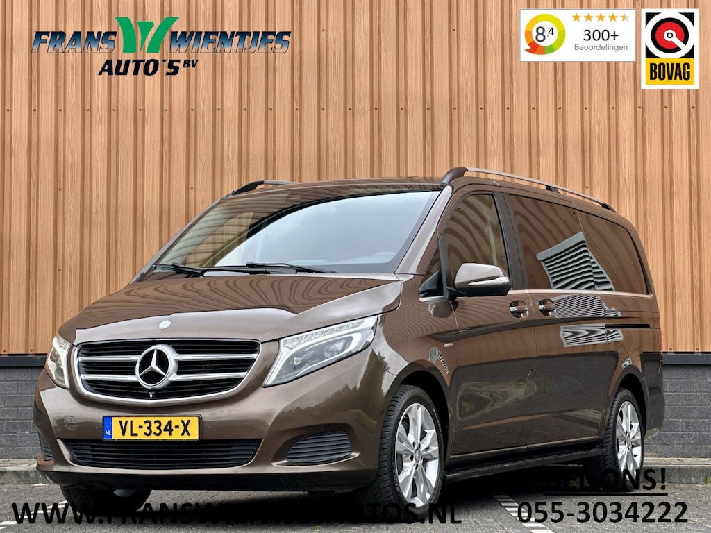 Mercedes-Benz V-klasse 250 BlueTEC Lang DC Avantgarde Edition | Luchtvering | 5 Persoons | LED | Elektrische Schuifdeuren | Sfeerverlichting | Trekhaak | Airconditioning |