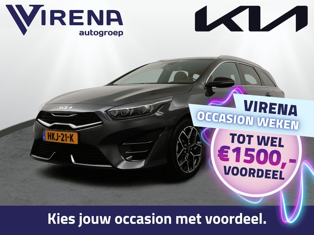 Kia Ceed Sportswagon 1.5 T-GDi GT-Line - Adaptive Cruise - Climate Control - Stoel/Stuurverwarming - Schuif/Kanteldak - Navigatie - Apple Carplay/Android Auto Fabrieksgarantie tot 04-2032