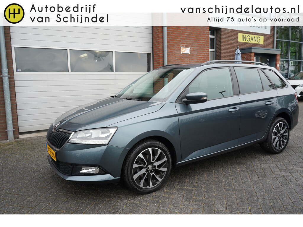 Skoda Fabia Combi 1.0 TSI 96PK BUSINESS EDITION ORIGINEEL NEDERLANDS STOELVERWARMING KEYLESS NAVIGATIE LED PDC V+A LMV ECC AIRCO CRUISECONTROL BLUETOOTH ENZ...