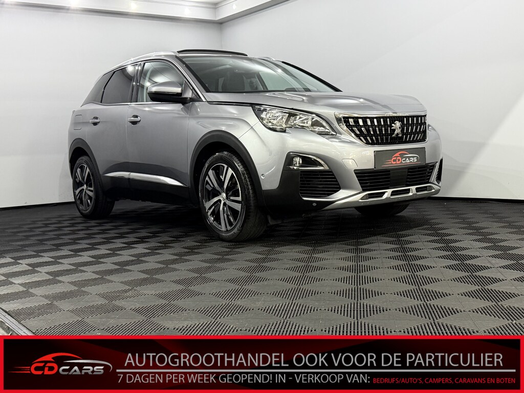 Peugeot 3008 1.2 PureTech GT Line Panoramadak, Camera, Navi, Leder, Virtual desk, Cruise control, Stoelverwarming, Lichtmetalen velgen .