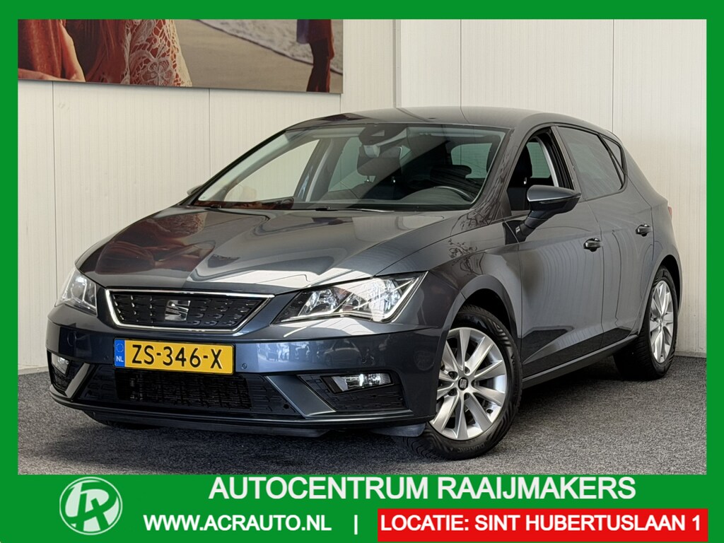 SEAT Leon 1.0 TSI ECO STYLE BUSINESS INTENSE MET TREKHAAK NAVIGATIE CRUISE CONTROL CLIMATE CONTROL APPLE CARPLAY/ANDROID RIJSTROOKSENSOREN 16" LICHTMETALEN VELGEN PDC ZEER MOOI !!